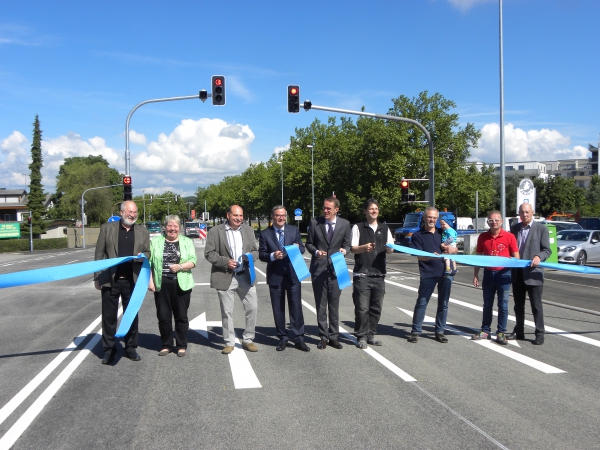 Neue Verkehrsführung der Calwer Straße