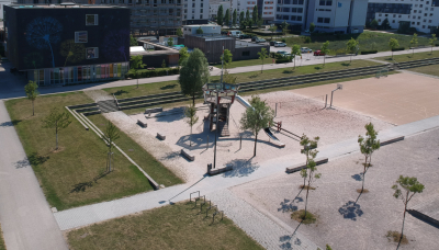 Erneuerungsmaßnahmen am großen Spielplatz