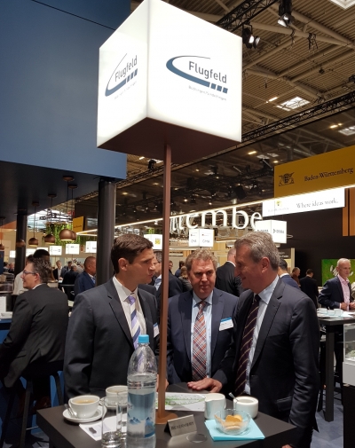 Das Flugfeld auf der ExpoReal in München