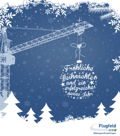 Weihnachtsgrüße des Zweckverbands Flugfeld